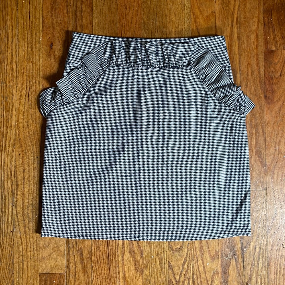 H&M Houndstooth Skirt